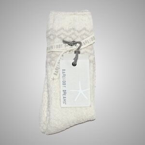 Barefoot Dreams Socks Stone Cream CozyChic Nordic Socks Cottagecore Gift Classic